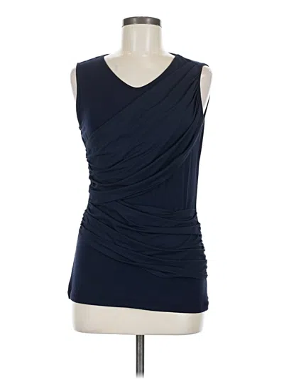Pre-owned Cabi Sleeveless T-shirt In Blue