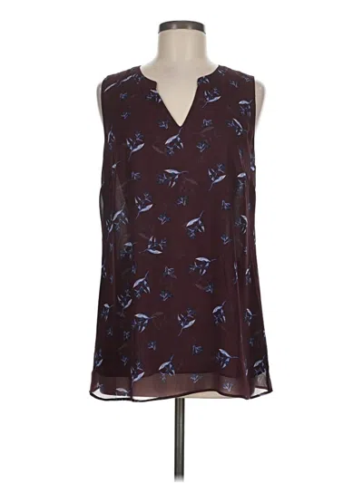 Pre-owned Cabi Sleeveless T-shirt In Brown