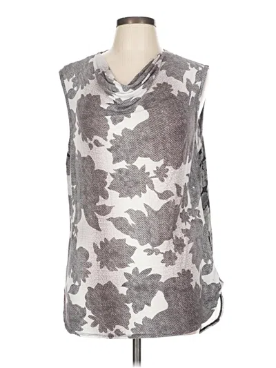 Pre-owned Cabi Sleeveless T-shirt In Gray