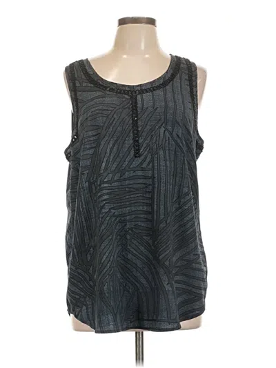 Pre-owned Cabi Sleeveless T-shirt In Gray