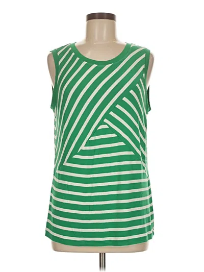 Pre-owned Cabi Sleeveless T-shirt In Green