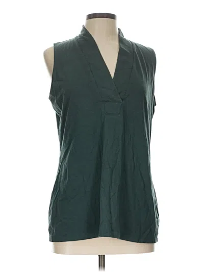 Pre-owned Cabi Sleeveless T-shirt In Green
