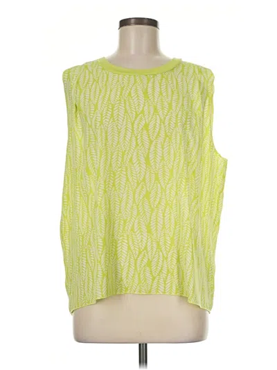 Pre-owned Cabi Sleeveless T-shirt In Green