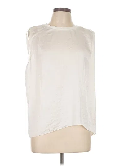 Pre-owned Cabi Sleeveless T-shirt In Ivory