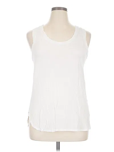Pre-owned Cabi Sleeveless T-shirt In Ivory