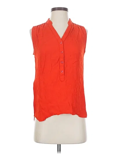 Pre-owned Cabi Sleeveless T-shirt In Orange