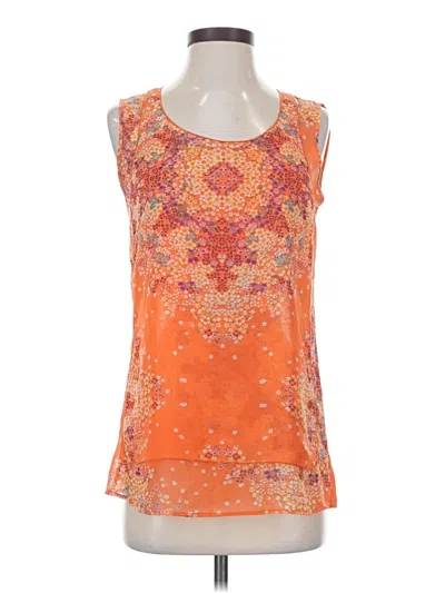 Pre-owned Cabi Sleeveless T-shirt In Orange