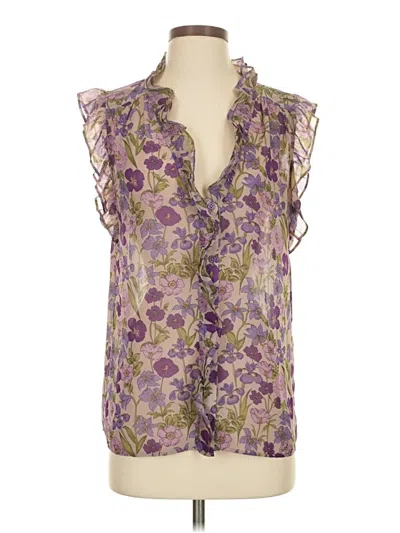 Pre-owned Cabi Sleeveless T-shirt In Purple