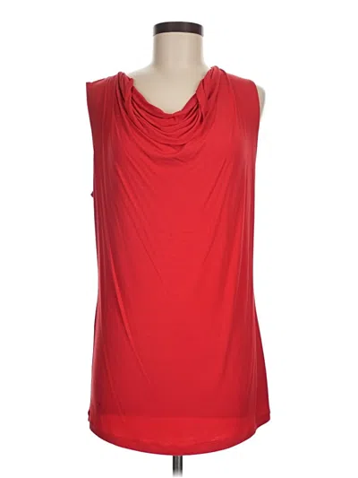 Pre-owned Cabi Sleeveless T-shirt In Red