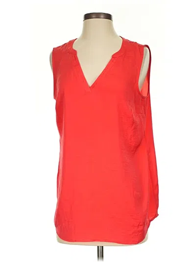 Pre-owned Cabi Sleeveless T-shirt In Red