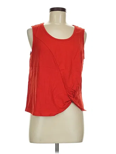 Pre-owned Cabi Sleeveless T-shirt In Red