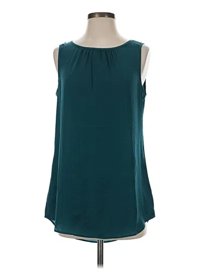 Pre-owned Cabi Sleeveless T-shirt In Teal
