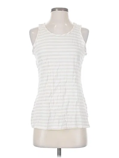 Pre-owned Cabi Sleeveless T-shirt In White