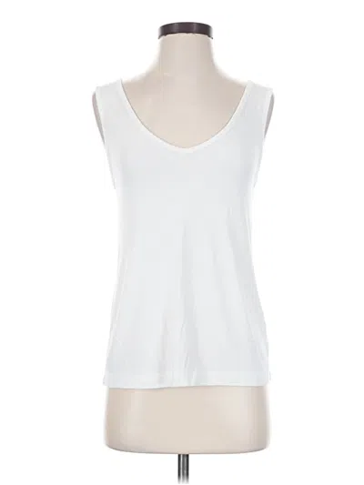 Pre-owned Cabi Sleeveless T-shirt In White