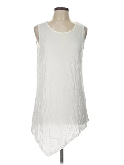 Pre-owned Cabi Sleeveless T-shirt In White