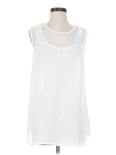 Pre-owned Cabi Sleeveless T-shirt In White