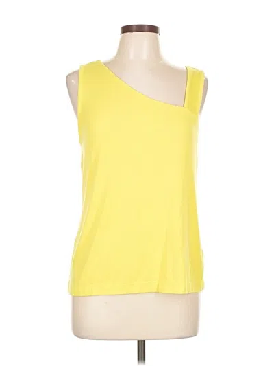 Pre-owned Cabi Sleeveless T-shirt In Yellow