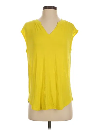 Pre-owned Cabi Sleeveless T-shirt In Yellow