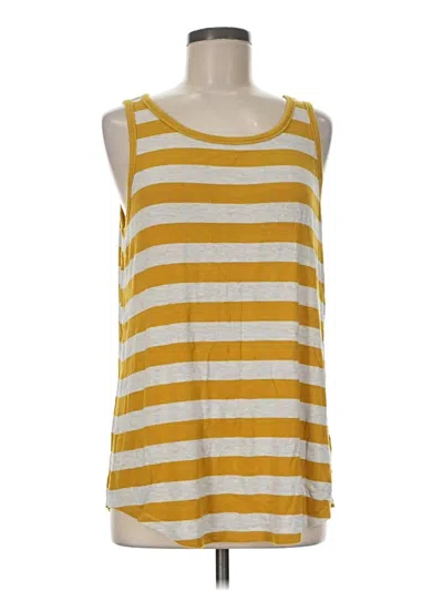 Pre-owned Cabi Sleeveless T-shirt In Yellow