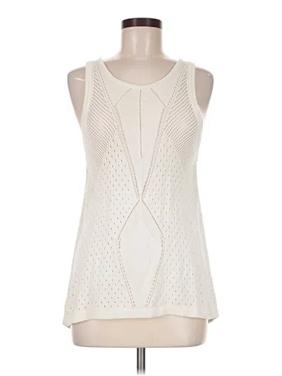 Pre-owned Cabi Sweater Vest In Ivory