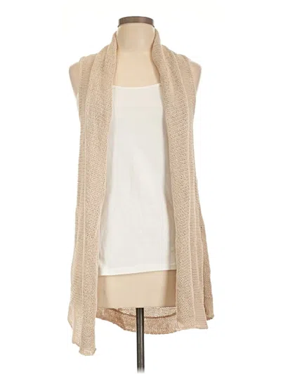 Pre-owned Cabi Sweater Vest In Tan