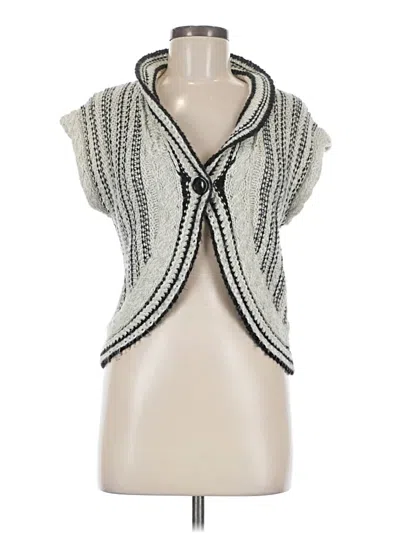 Pre-owned Cabi Sweater Vest In White