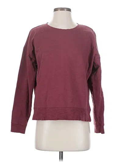 Pre-owned Cabi Sweatshirt In Burgundy