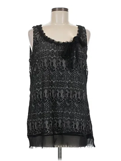 Pre-owned Cabi Tank Top Black Halter Neckline Tops