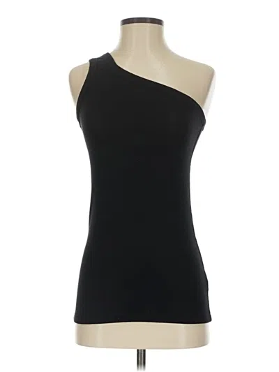 Pre-owned Cabi Tank Top Black One Shoulder Neckline Tops