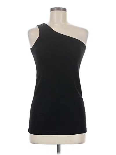 Pre-owned Cabi Tank Top Black One Shoulder Neckline Tops