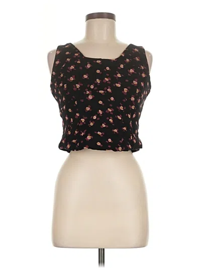 Pre-owned Cabi Tank Top Black Strapless Neckline Tops