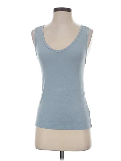 Pre-owned Cabi Tank Top Blue Scoop Neck Tops