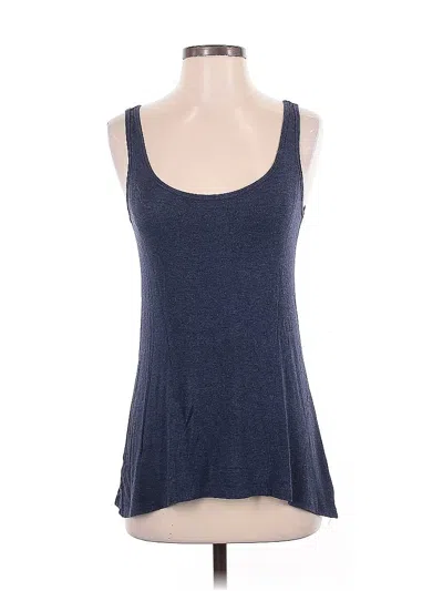 Pre-owned Cabi Tank Top Blue Strapless Neckline Tops