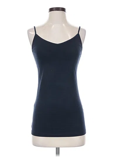 Pre-owned Cabi Tank Top Blue Strapless Neckline Tops