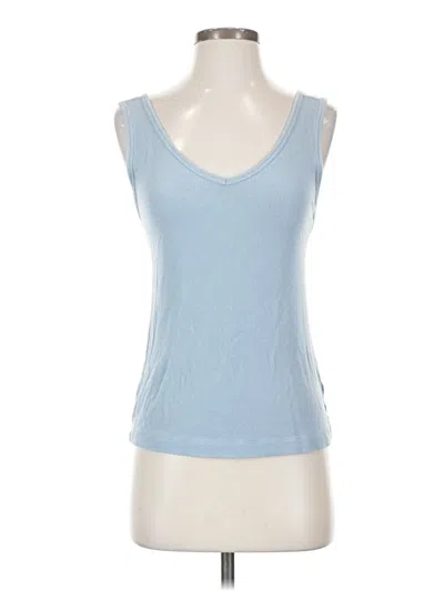 Pre-owned Cabi Tank Top Blue Sweetheart Neckline Tops