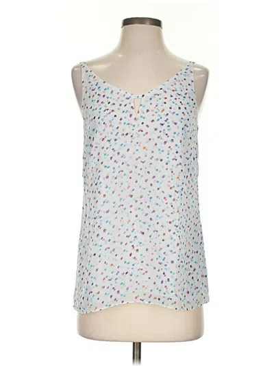 Pre-owned Cabi Tank Top Blue Sweetheart Neckline Tops