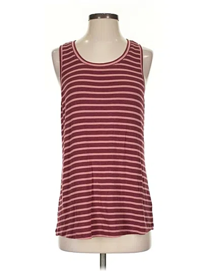 Pre-owned Cabi Tank Top Burgundy Boatneck Tops