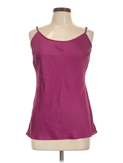 Pre-owned Cabi Tank Top Burgundy Strapless Neckline Tops