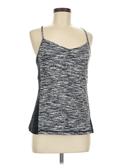 Pre-owned Cabi Tank Top Gray Halter Neckline Tops