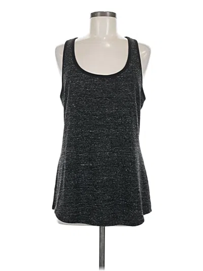 Pre-owned Cabi Tank Top Gray Halter Neckline Tops