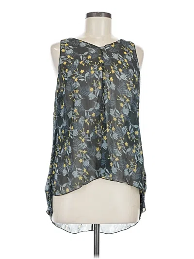 Pre-owned Cabi Tank Top Gray Halter Neckline Tops