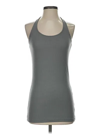 Pre-owned Cabi Tank Top Gray Halter Neckline Tops
