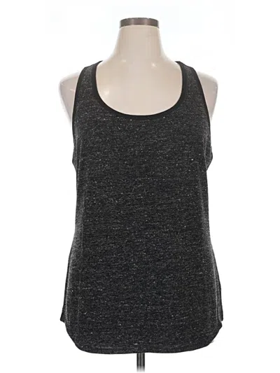 Pre-owned Cabi Tank Top Gray Halter Neckline Tops