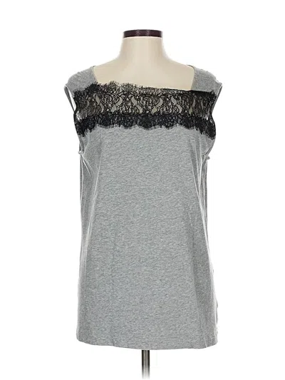 Pre-owned Cabi Tank Top Gray Square Neckline Tops