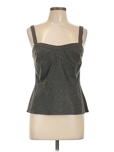 Pre-owned Cabi Tank Top Gray Strapless Neckline Tops