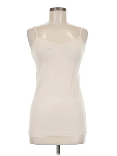 Pre-owned Cabi Tank Top Ivory Halter Neckline Tops