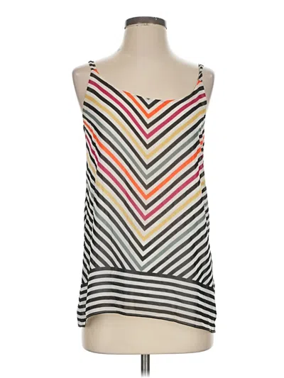 Pre-owned Cabi Tank Top Ivory Halter Neckline Tops