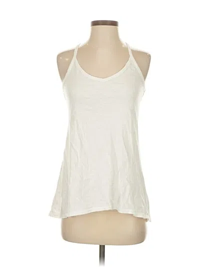 Pre-owned Cabi Tank Top Ivory Halter Neckline Tops In White