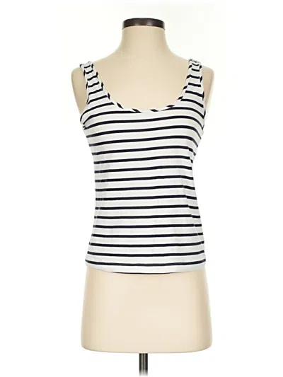Pre-owned Cabi Tank Top Ivory Strapless Neckline Tops