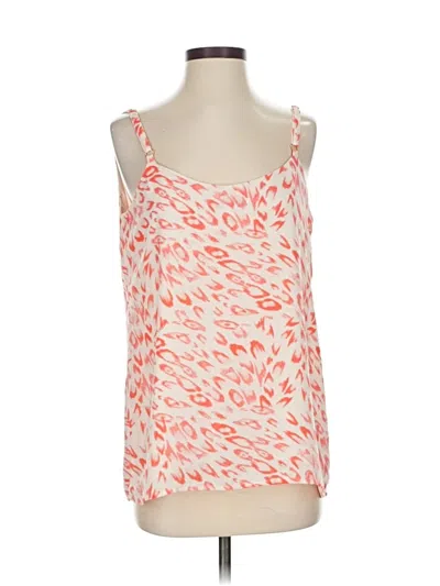 Pre-owned Cabi Tank Top Orange Square Neckline Tops